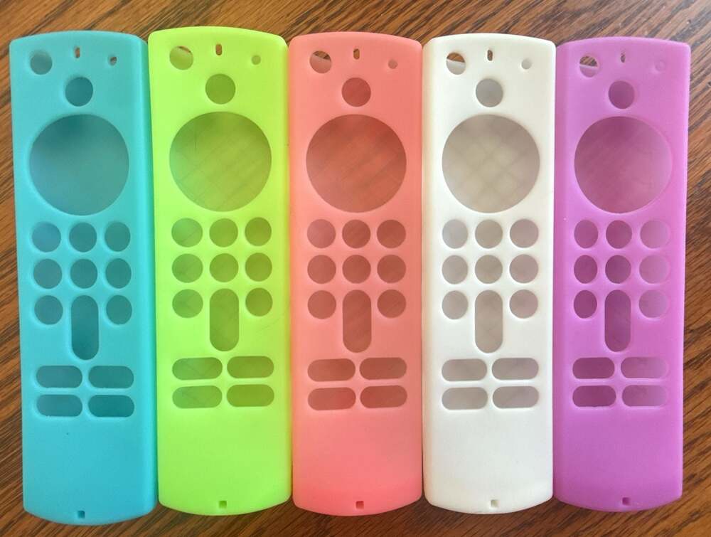 Lot of 5 Silicone Protective Covers for Amazon Fire TV Stick 3rd Gen Remote